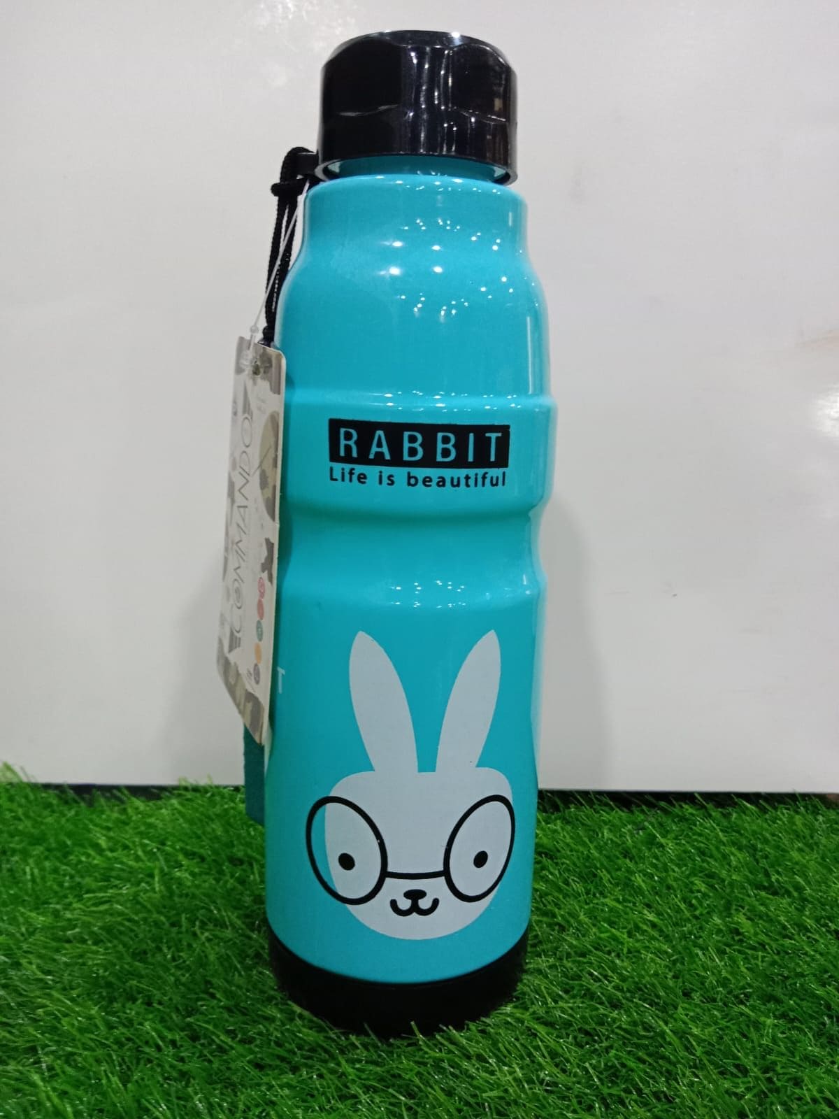 Anime Water Bottle, Cute Commando Bottle with Wide Mouth, Kids Plastic Sport Water Bottle, Portable School Drinking Bottle, Lovely Cute Water Bottle With Straw Anime Water Bottle, Cute Commando Bottle with Wide Mouth, Kids Plastic Sport Water Bottle, Portable School Drinking Bottle, Lovely Cute Water Bottle With Straw